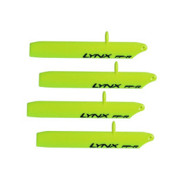 LX-T1204-SP - T-Rex150 Plastic Main Blade 120mm - Bullet - Pro Edition - Yellow - 2 Set (LXT1204-SP) Lynx