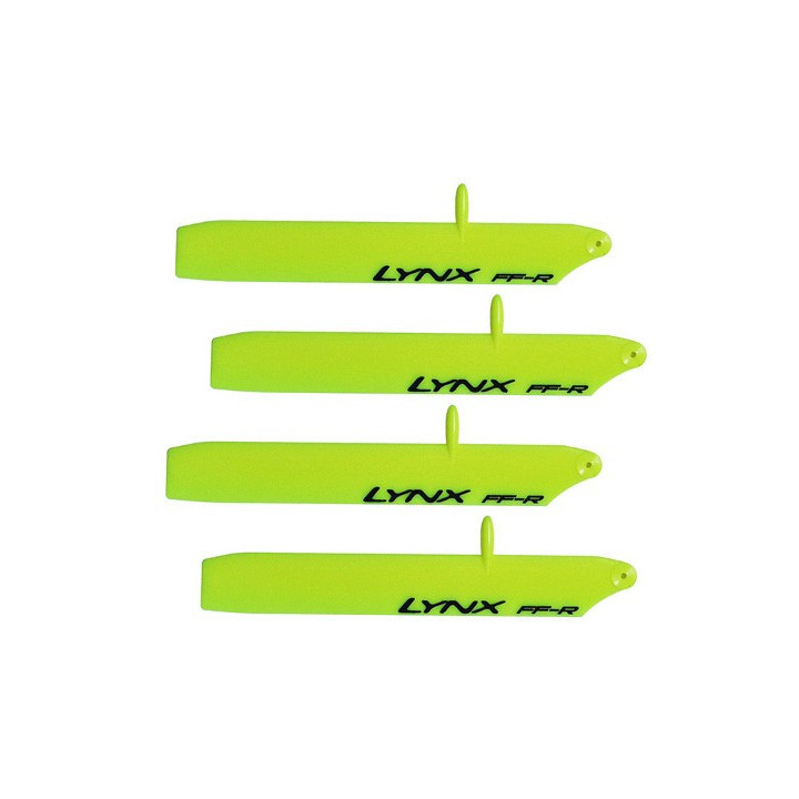 LX-T1204-SP - T-Rex150 Plastic Main Blade 120mm - Bullet - Pro Edition - Yellow - 2 Set (LXT1204-SP) Lynx