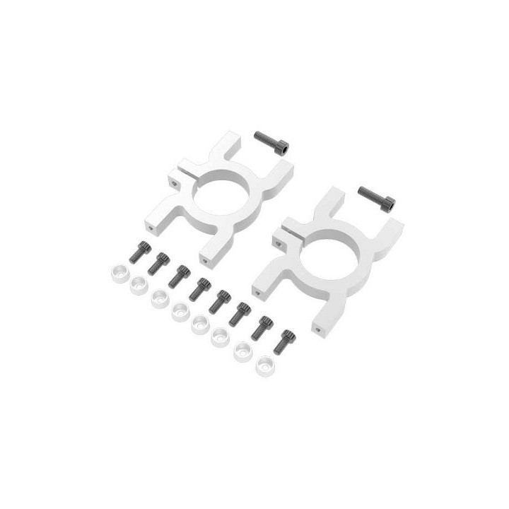 MK-04821 - Pallier serrage tube queue/Tail boom clamps LOGO 480 (04821) Mikado