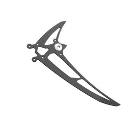 MK-04830 - Support vertical carbone avec roulements/Carbon vertical fin with ball bearing LOGO 480 (04830) Mikado