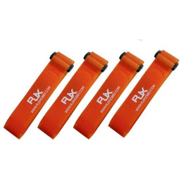 RJ-T6011-OS - RJX Battrey Strap (300X20mm x4pcs) Orange (T6011-OS) RJX Hobby