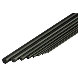 YU-709054 - Jonc rond de carbone 2.5 x 1.000mm Yuki