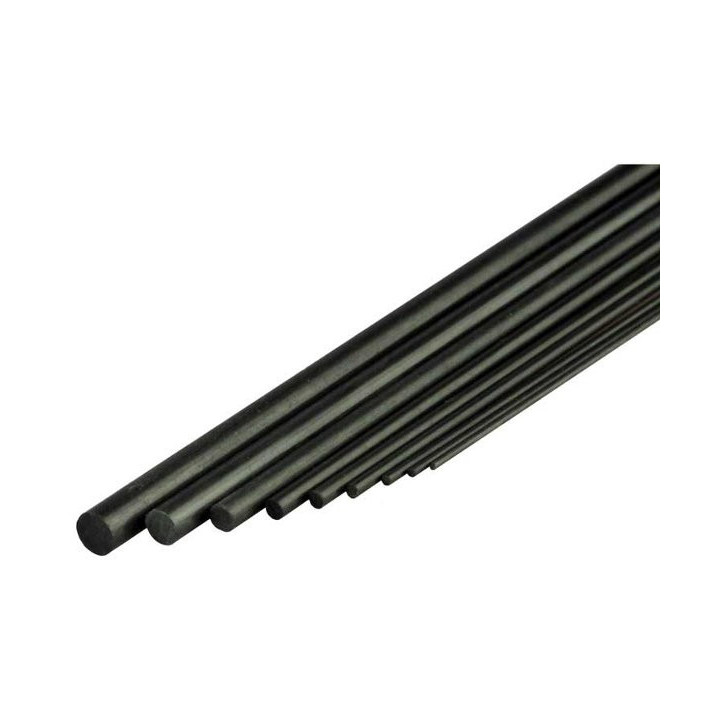 YU-709055 - Jonc rond de carbone 3.0 x 1.000mm Yuki