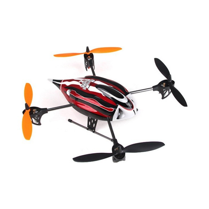HM-HOTENXDEVO7-242 - Hotenx Brushed with DEVO7 - Red (2.4Ghz Mode2) Walkera