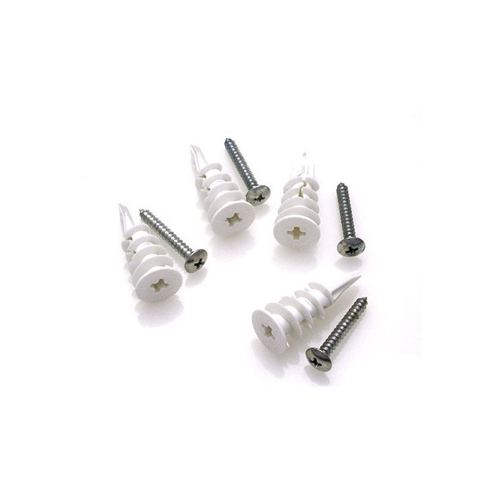RM-HDW-ANC-TOG-8 - Random Heli Vis et cheville Placo/Drywall Anchors - Assembly 8mm-9mm (HDW-ANC-TOG-8) Random Heli