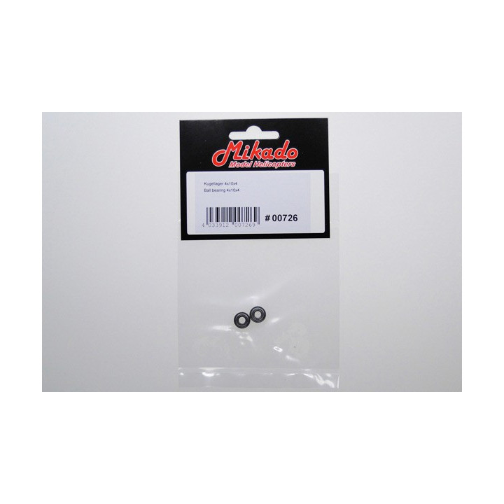 MK-00726 - Roulement / Ball bearing 4x10x4 (00726) Mikado