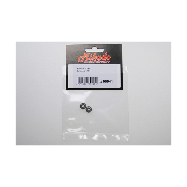 MK-00941 - Roulement / Ball bearing 3x10x4 (00941) Mikado