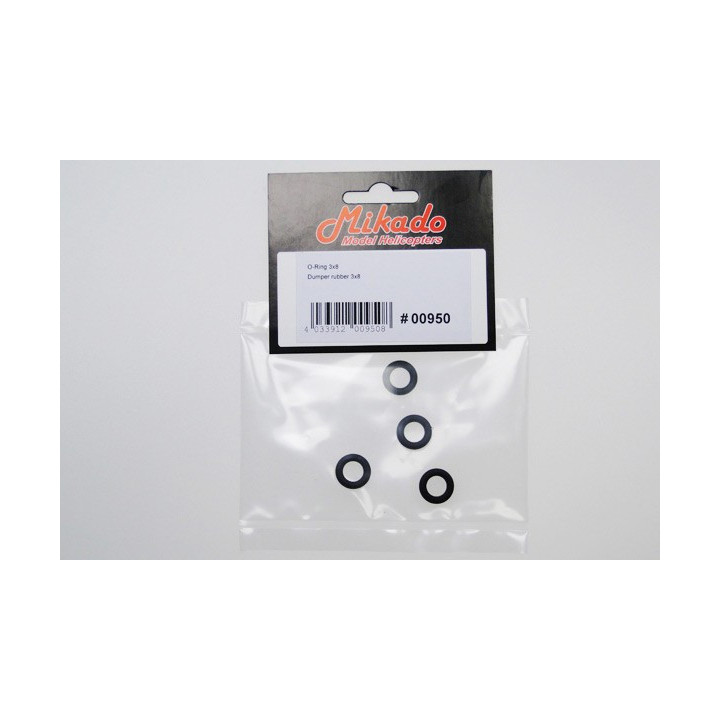 MK-00950 - Dumper rubber 3x8 (00950) Mikado