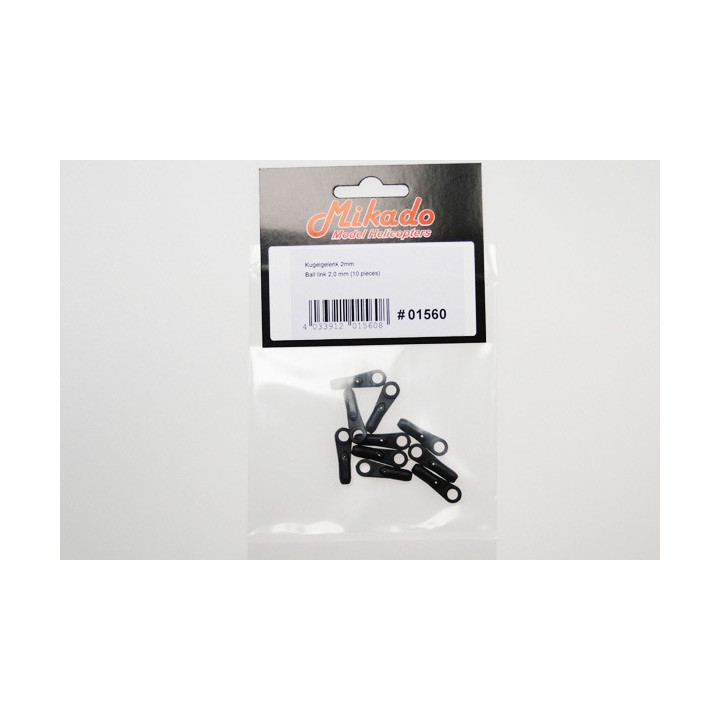 MK-01560 - Chappes / Ball link 2,0 mm (10 pieces) (01560) Mikado