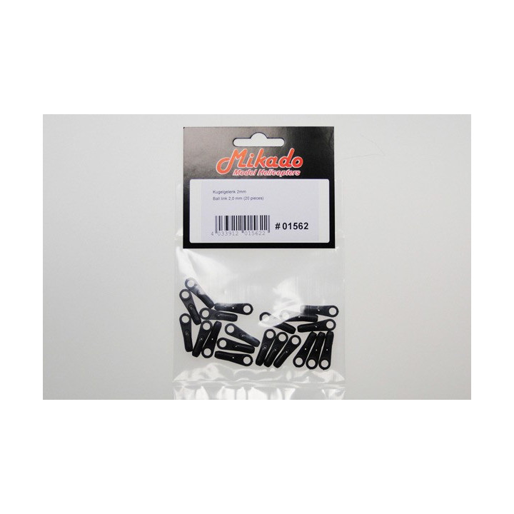 MK-01562 - Chappes / Ball link 2,0 mm (20 pieces) (01562) Mikado