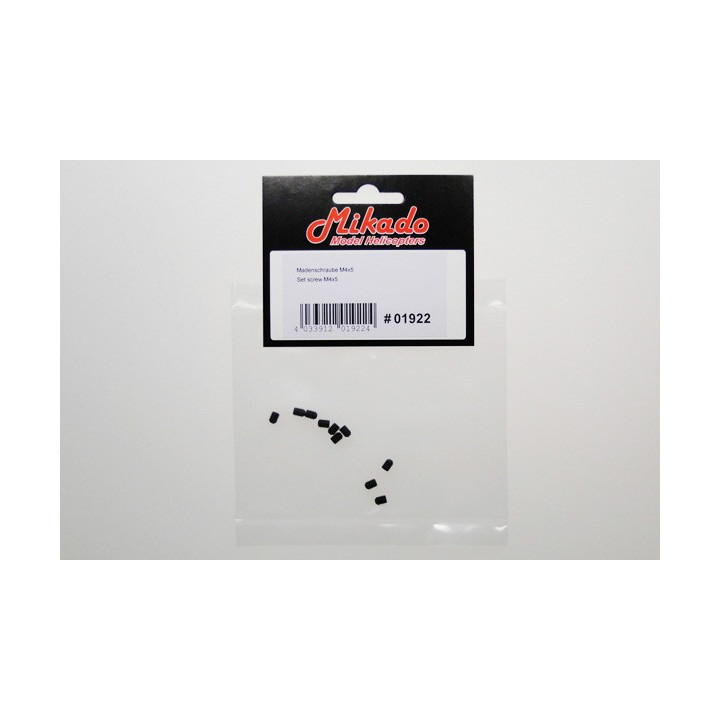 MK-01922 - Set de Vis / Set screw M4x5 (01922) Mikado