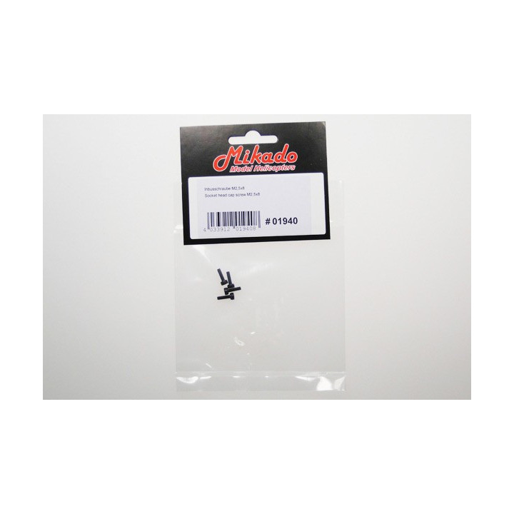MK-01940 - Vis BTR / Socket head cap screw M2,5x8 (01940) Mikado