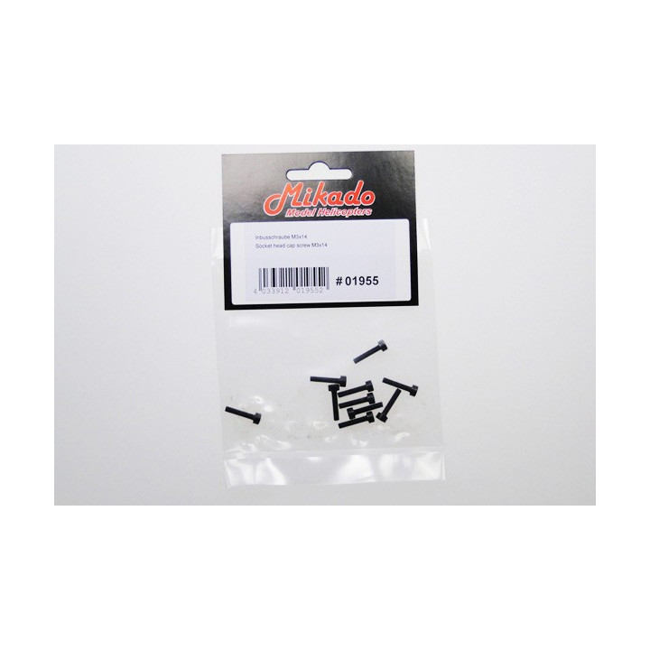 MK-01955 - Vis BTR / Socket head cap screw M3x14 (01955) Mikado