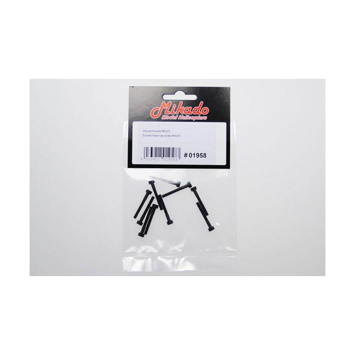 MK-01958 - Vis BTR / Socket head cap screw M3x25 (01958) Mikado