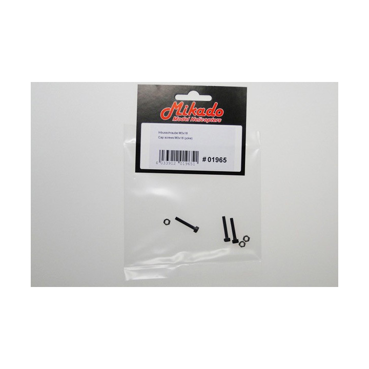 MK-01965 - Vis / Cap screws M3x18 (yoke) (01965) Mikado