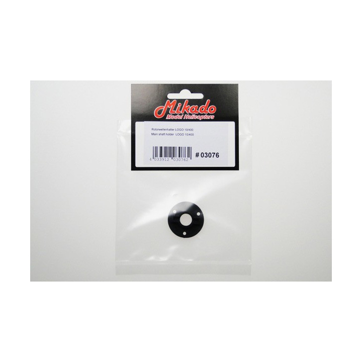 MK-03076 - Fixation couronne principale / Main shaft holder LOGO 10/400 (03076) Mikado