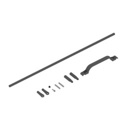 MK-04095 - Commande d'anticouple / Carbon control rod for tail LOGO 500 (04095) Mikado