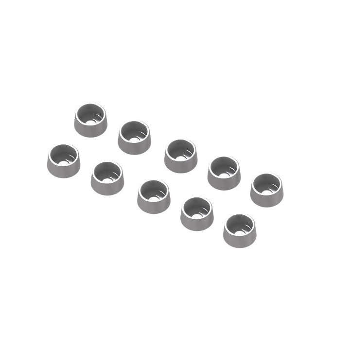 MK-04553 - Rondelles chassis / Alu-Screw Seat For Socket Head Screws 3mm , LOGO Xxtreme (04553) Mikado