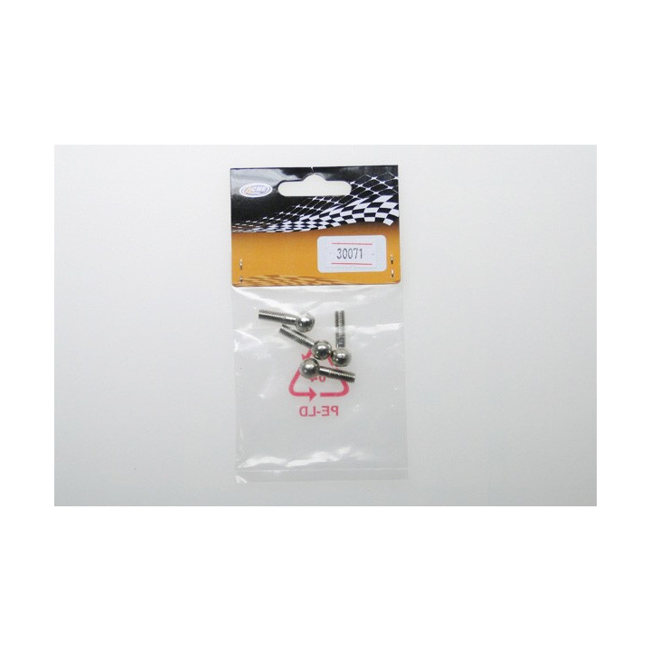 AC-30071 - ACME 1/10 Rc Car M5 Ball head screw 4pcs ACME Racing