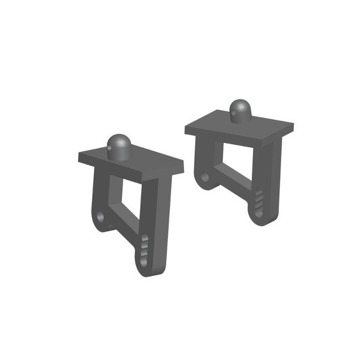 AC-30211 - ACME 1/10 Rc Car Rear wing supports left & right 2pcs ACME Racing