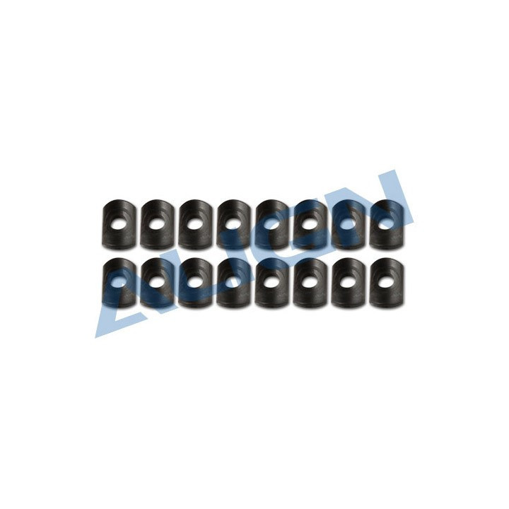 AL-H50T001XXT - 500 Tail Blade Clips/Entretoises pour Pales (H50T001XXT) Align