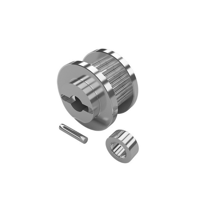 MK-04874 - Tail rotor pulley 17 tooth, LOGO 690 SX (04874) Mikado