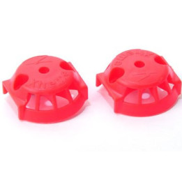 350QX02-RP - Couvercle / Plastic Cover for carbon blade (1 pair) Red - Blade 350QX Xtreme