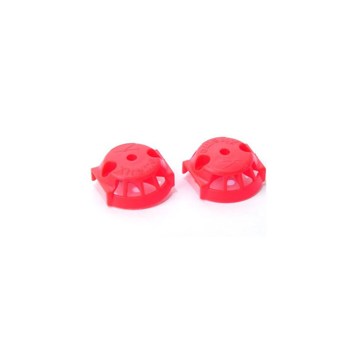 350QX02-RP - Couvercle / Plastic Cover for carbon blade (1 pair) Red - Blade 350QX Xtreme