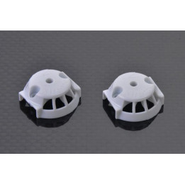 350QX02-WP - Couvercle / Plastic Cover for carbon blade (1 pair) White - Blade 350QX Xtreme