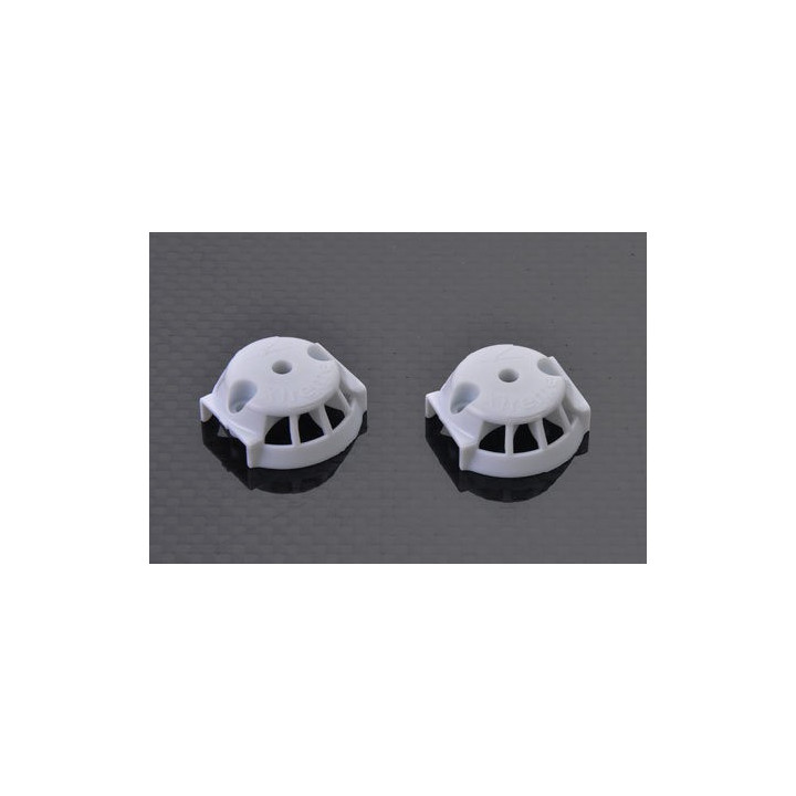 350QX02-WP - Couvercle / Plastic Cover for carbon blade (1 pair) White - Blade 350QX Xtreme