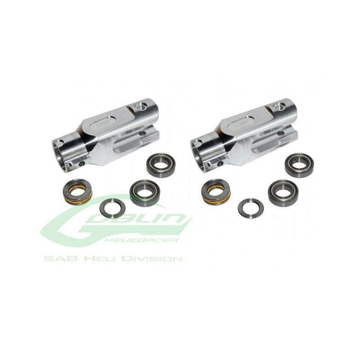 GB-H0182-S - GOBLIN 700 Aluminum Main Blade Grip New Design (H0182-S) Gryphon