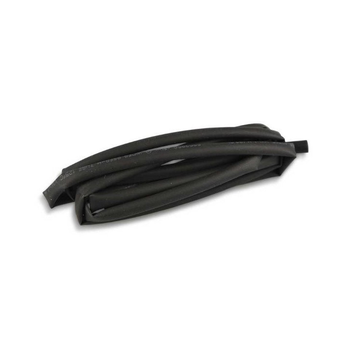 YU-600077 - Gaine thermoretractable - Shrink tube 3mm x 1m black Yuki