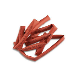 YU-600080 - Gaine thermoretractable - Shrink tube 6mm x 1m red Yuki