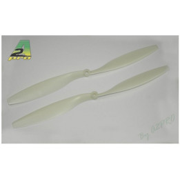 A2-GF7100045 - Helice Gemfan SF fluorescent - 10 x 4,5 PUSH (2 pcs) (1045R) A2Pro