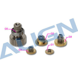 AL-HSP52501T - DS525 Align Servo Gear Set (HSP52501T) Align