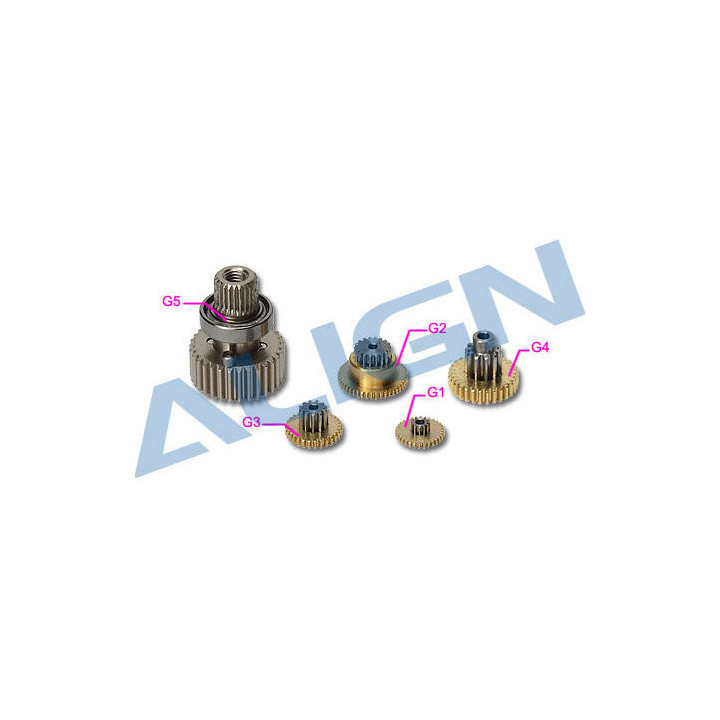 AL-HSP52501T - DS525 Align Servo Gear Set (HSP52501T) Align