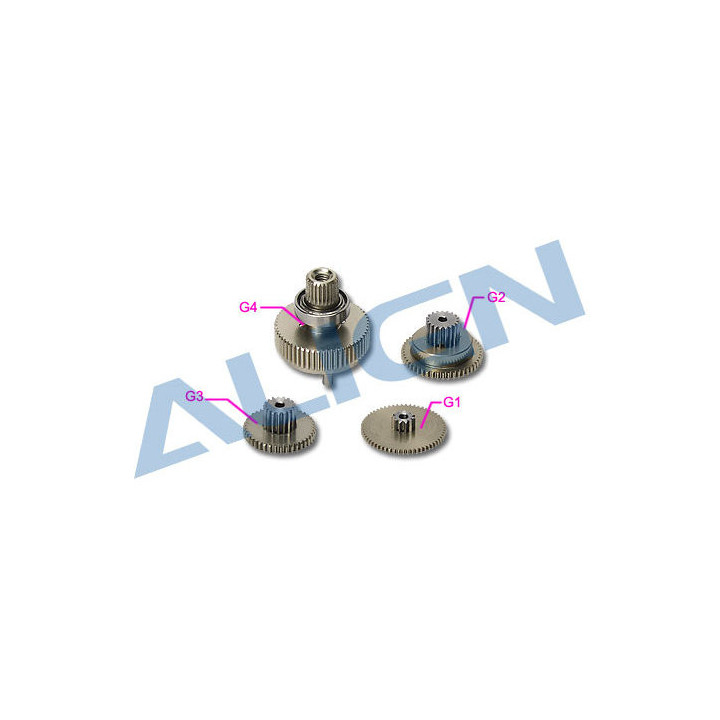 AL-HSP65502T - DS655 Servo Gear/Pignon de Servo (HSP65502T) Align