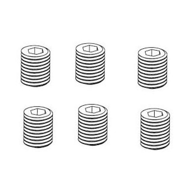 RS-RC903-095 VIS HC (M4X4) 6PCS - RC701GR/RC701G/RC706T/RC909T/RC502T/RC808T (RC903-095)
