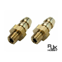 RJ-HA193 - Copper Pressure Fitting 4x3mm (2pcs) (HA193) RJX Hobby