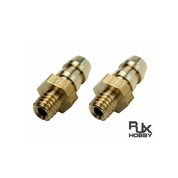 RJ-HA193 - Copper Pressure Fitting 4x3mm (2pcs) (HA193) RJX Hobby