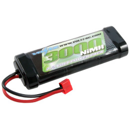 VZ-0015D VOLTZ 3000MAH STICK PACK 7.2V W/DEANS CONNECTOR (VZ0015D)