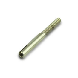 YU-701009 - 5 x douille a braser M2,5 x 2,3mm acier a ressort rainure (701009) Yuki