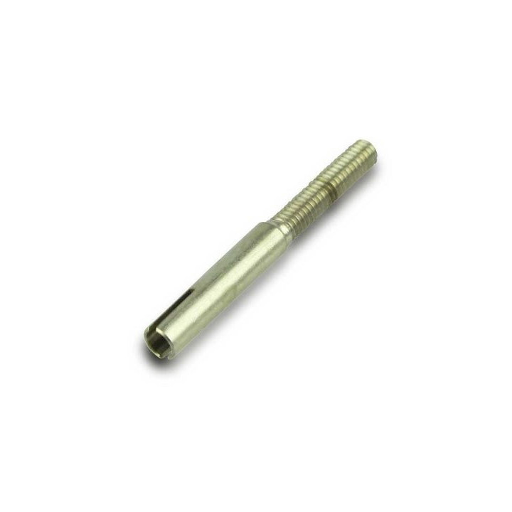 YU-701009 - 5 x douille a braser M2,5 x 2,3mm acier a ressort rainure (701009) Yuki