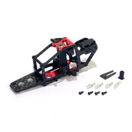 Carbon Fiber Frame (Red) - Trex 150-AT15012R-Hangar RC.com-Xtreme