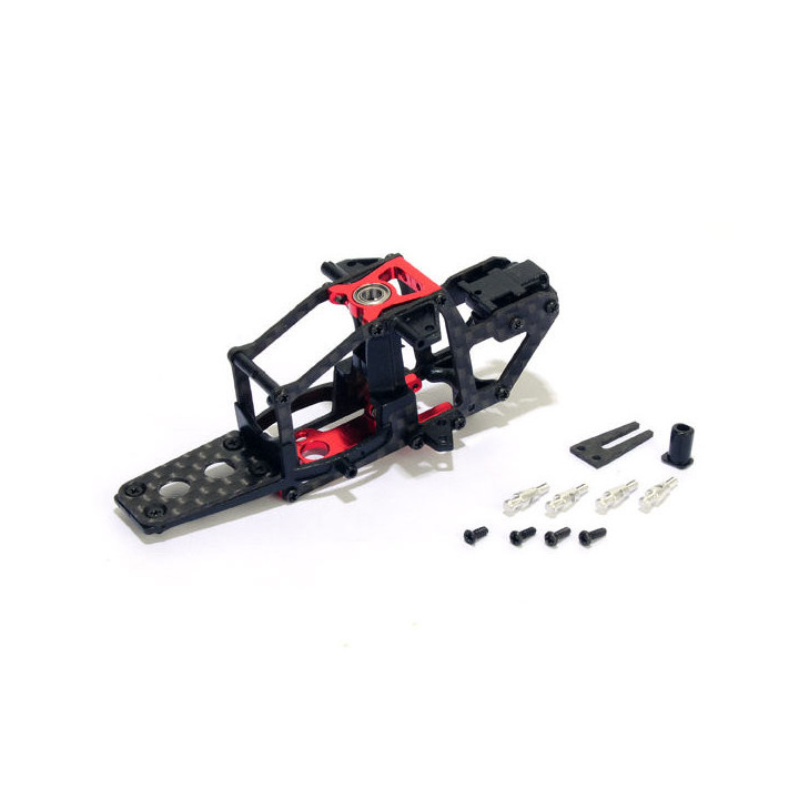 Carbon Fiber Frame (Red) - Trex 150-AT15012R-Hangar RC.com-Xtreme