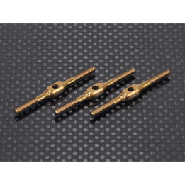 HO-HPTB017 - Ti Turnbuckles (M2.5x38 -3pcs) for Swash of Blade 550X,600X