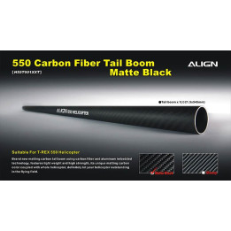 550 Carbon Fiber Tail Boom-Matte Black...