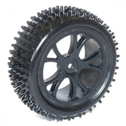 FT-6300B - FTX VANTAGE FRONT BUGGY TYRE MOUNTED ON WHEELS (PR) - BLACK (FTX6300B