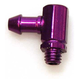 90 Degree Alum. Pressure Nipple Purple...