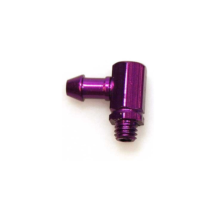 90 Degree Alum. Pressure Nipple Purple...